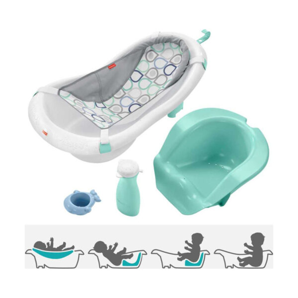 sea to sky tots baby gear rental squamish Fisher Price 4 in 1 Sling n Seat Bath Tub 1