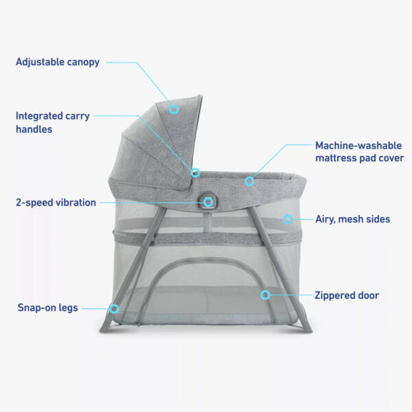 sea to sky tots baby gear rental squamish Graco Dreammore Bassinet 2