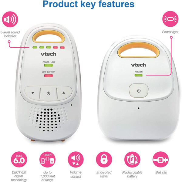 VTech Safe and Sound Digital Audio Baby Monitor sea to sky tots baby gear rental squamish