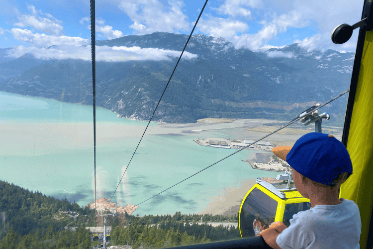sea to sky gondola cable car squamish BC