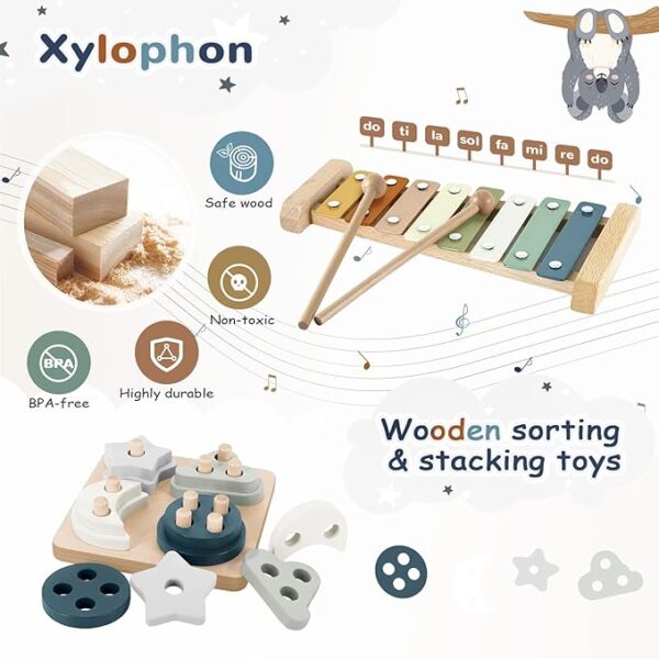 stacking and music toys