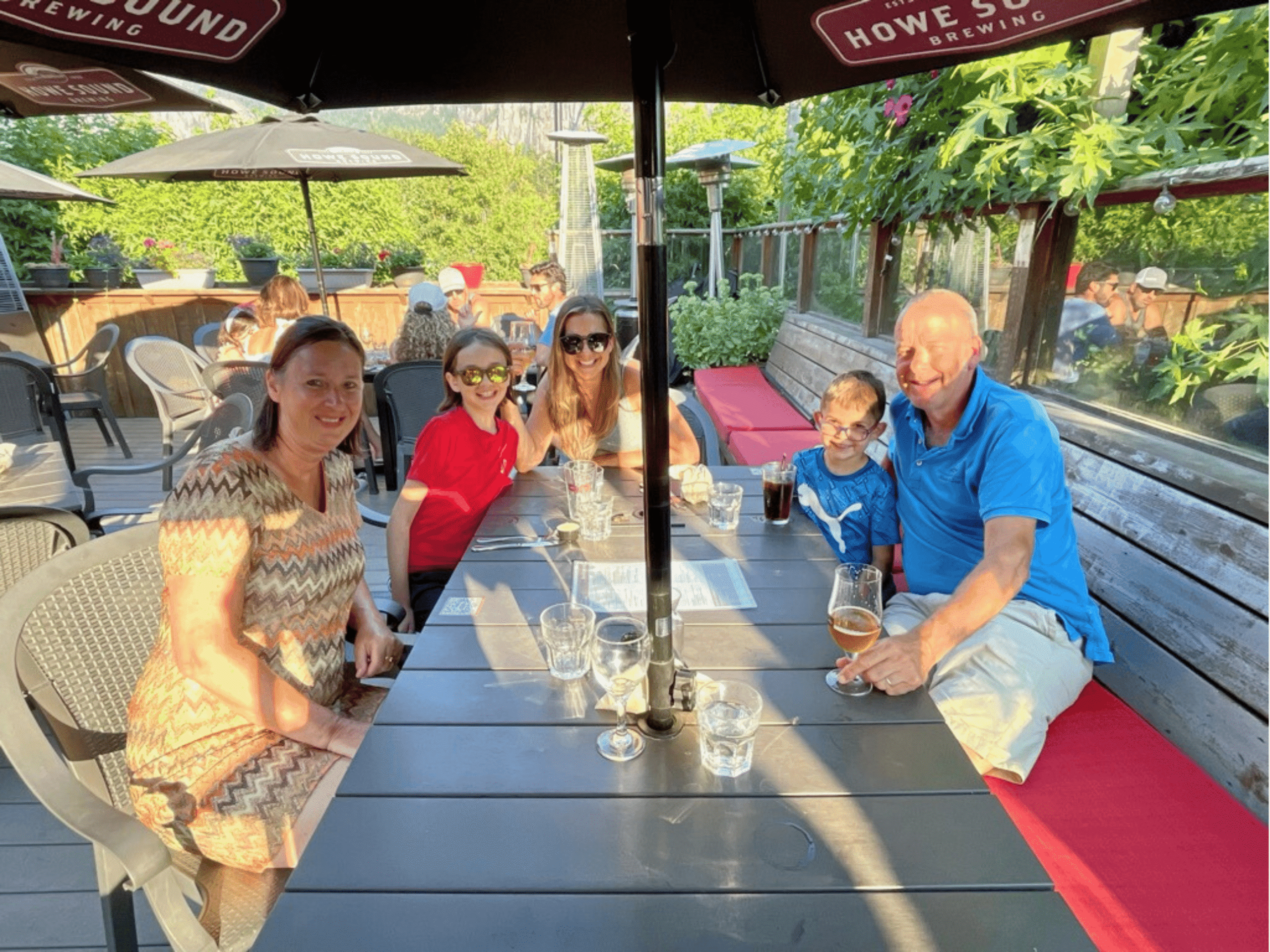 howe sound brewing patio