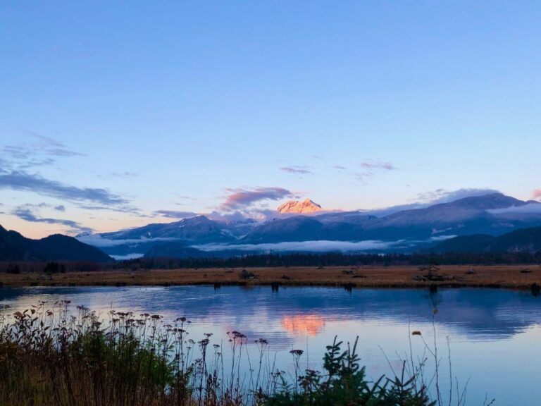 squamish estuary trail atwell peak view