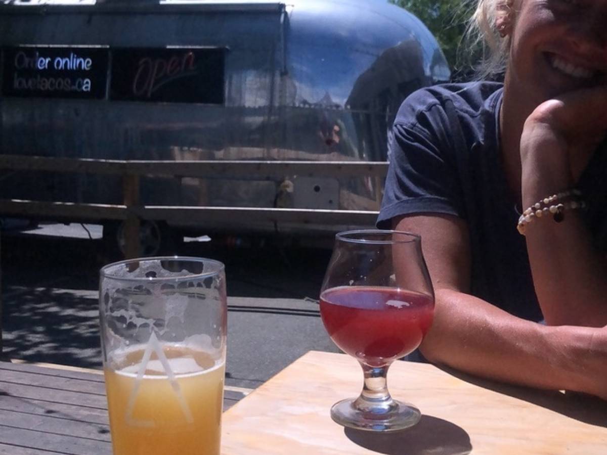 a frame brewing patio squamish
