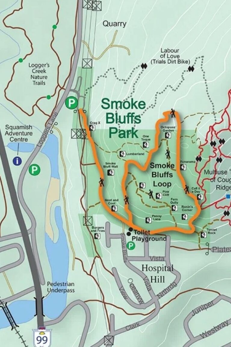 smoke bluffs trail map